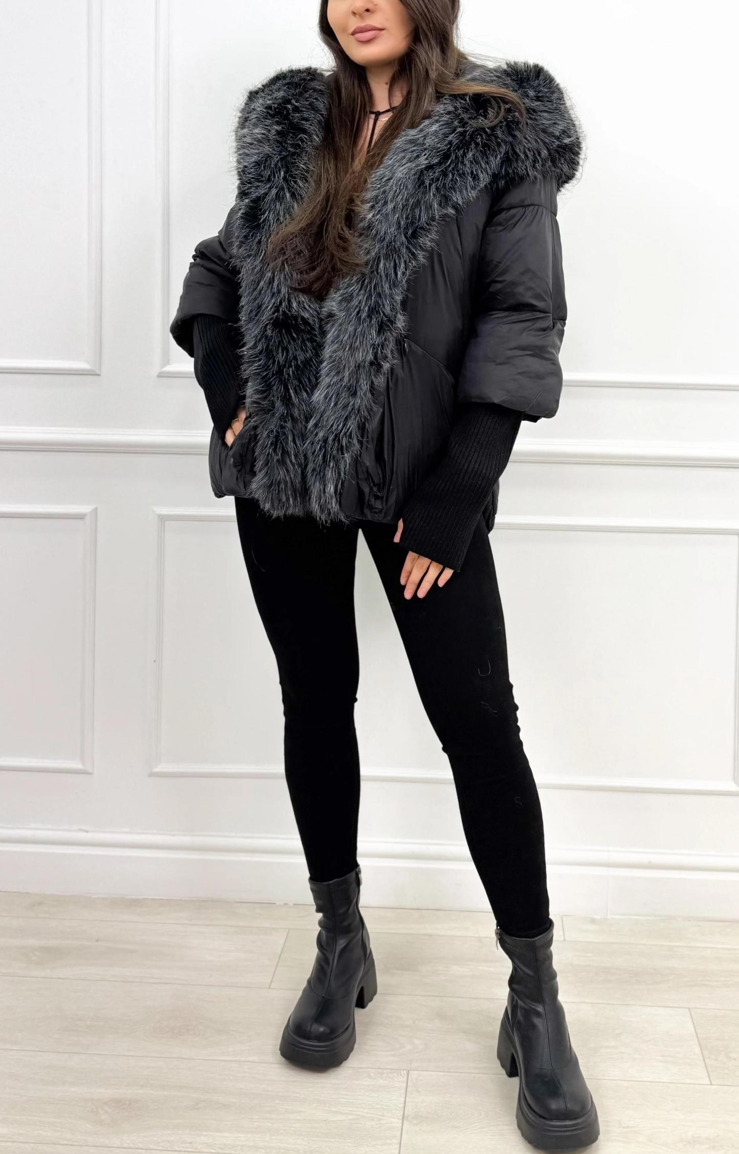 Faux Fur - Trimmed Down Jacket