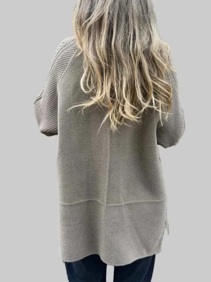 Knit - Sleeve Wool Coat