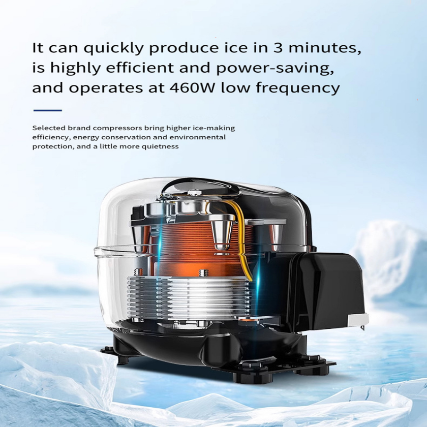 70-80kg button-type ice maker