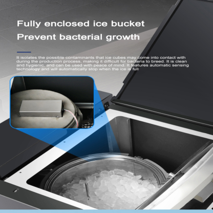 70-80kg button-type ice maker