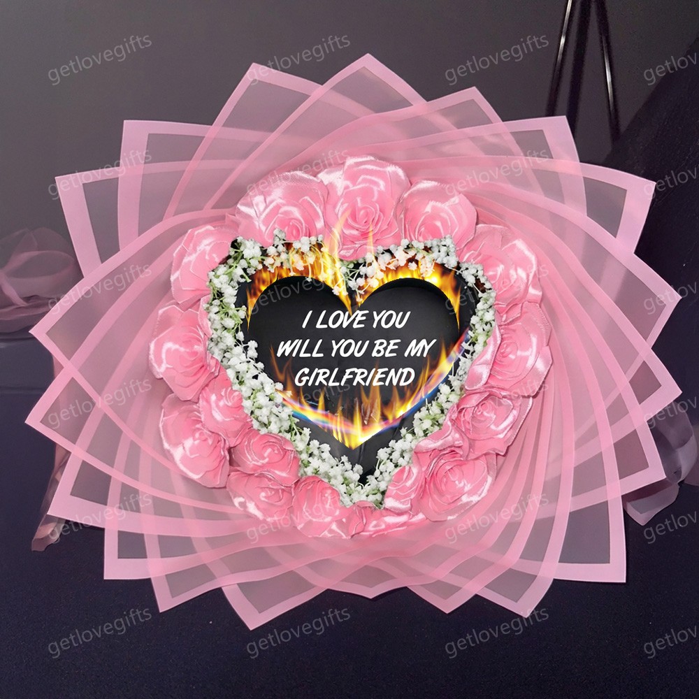 Everlasting Satin Ribbon Roses - Burnaway Edition