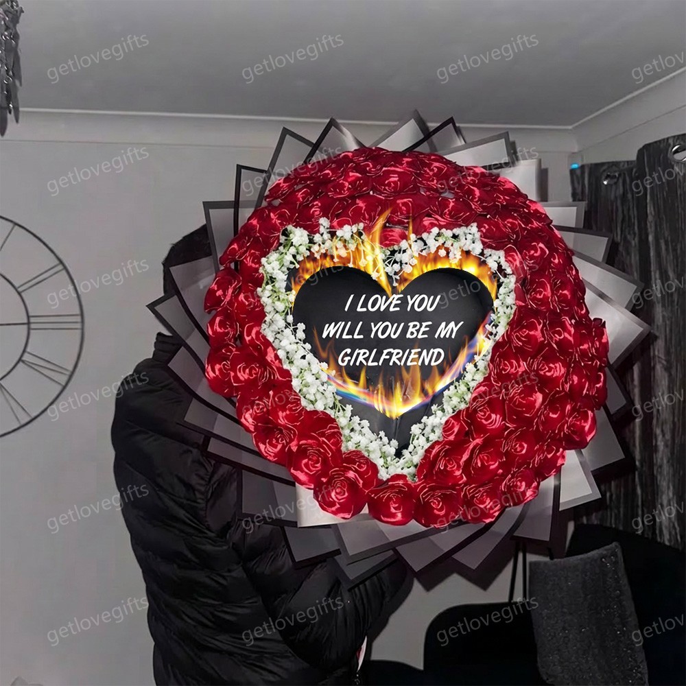 Everlasting Satin Ribbon Roses - Burnaway Edition