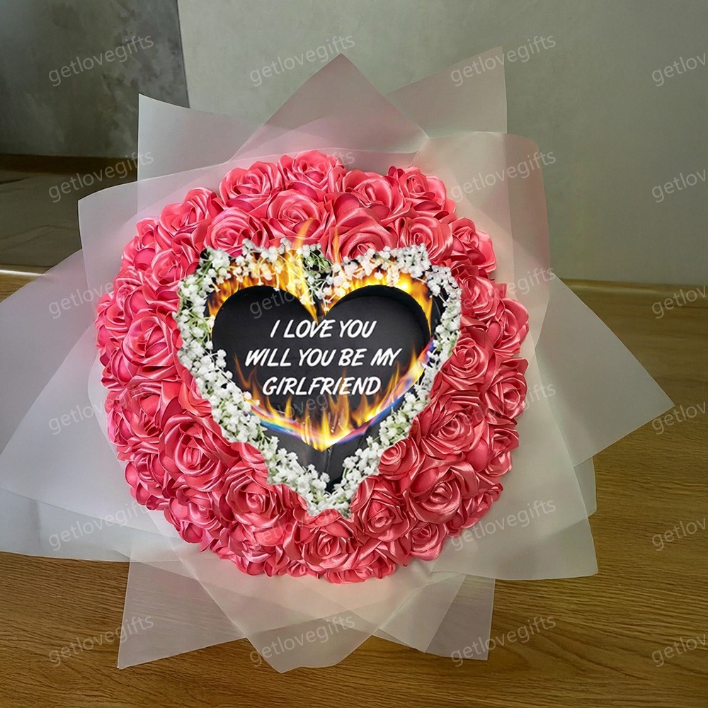 Everlasting Satin Ribbon Roses - Burnaway Edition