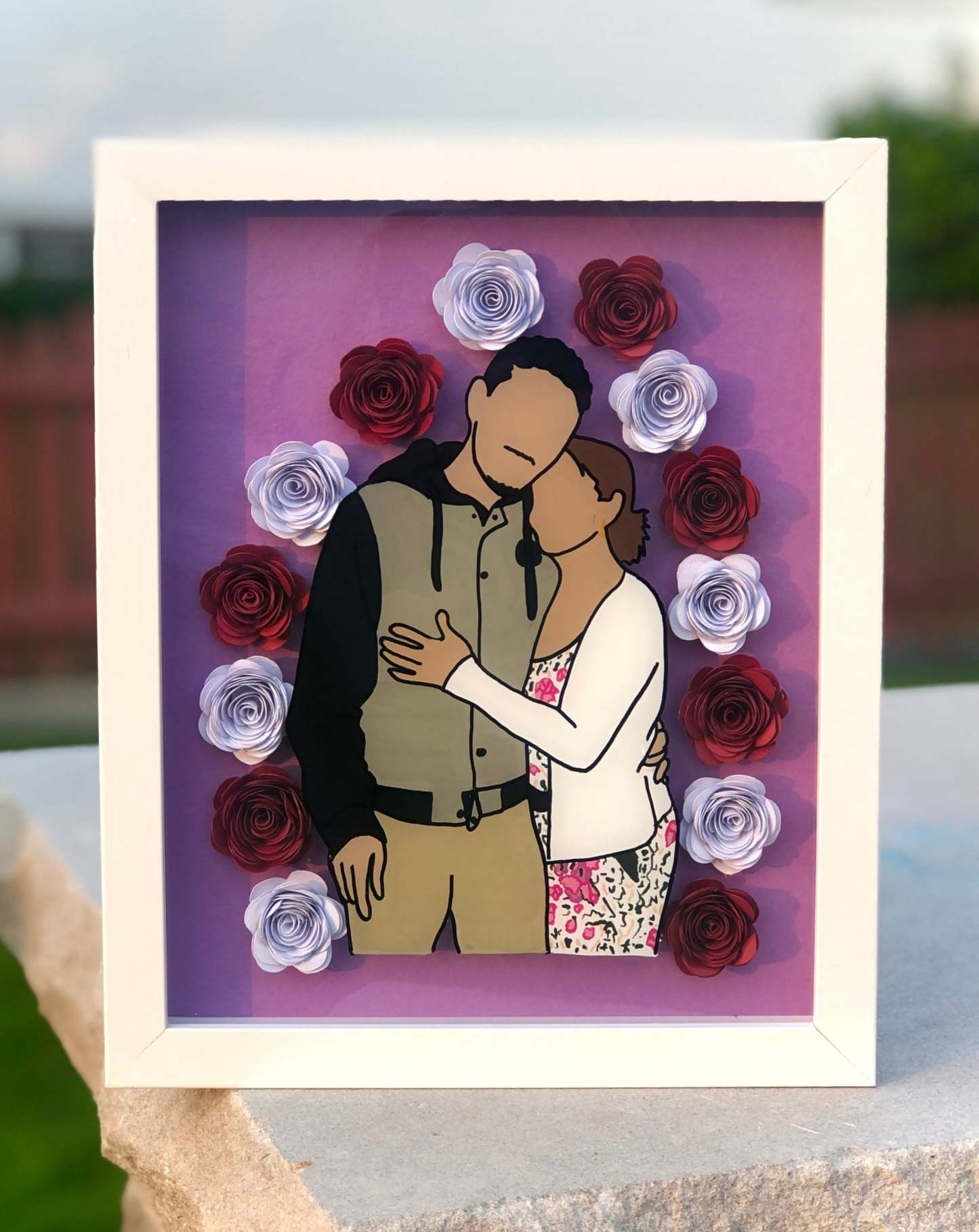 Painting and Shadow Box Combo-forlovever