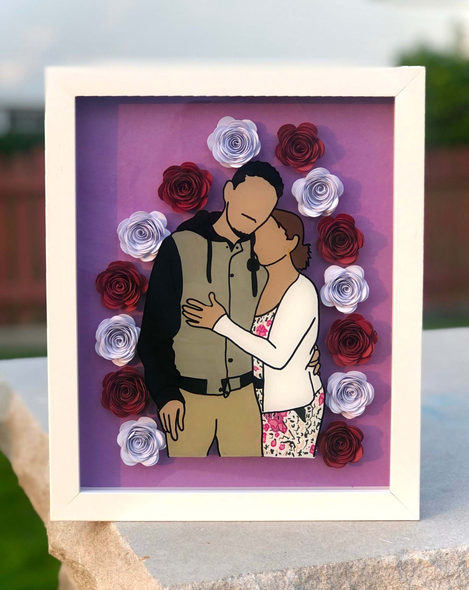 Painting and Shadow Box Combo-forlovever