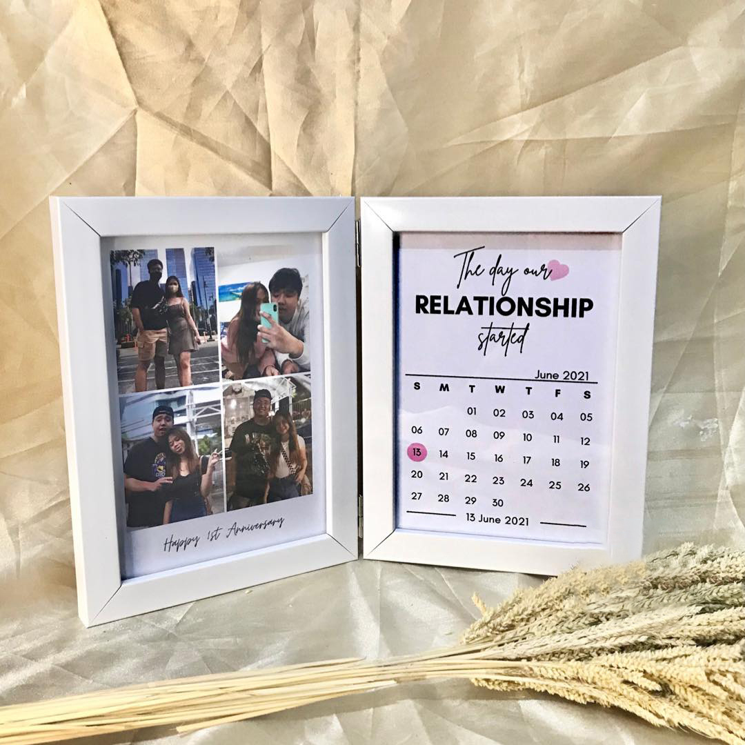 Customized Couple Photo Folding Photo Frame, Valentine's Day Gift, Anniversary Gift-forlovever