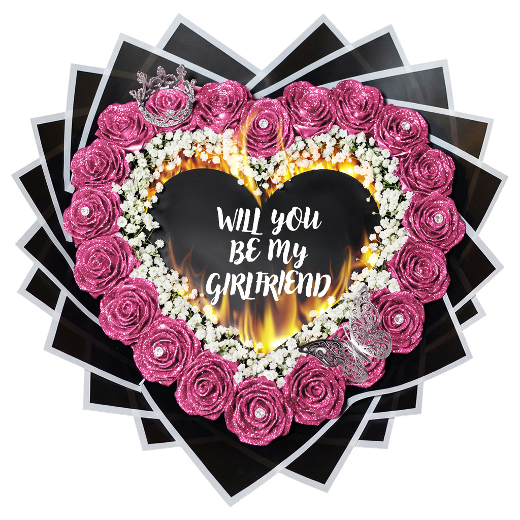 Everlasting Glitter Roses - Burnaway Edition