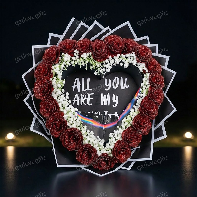 Everlasting Glitter Roses - Burnaway Edition