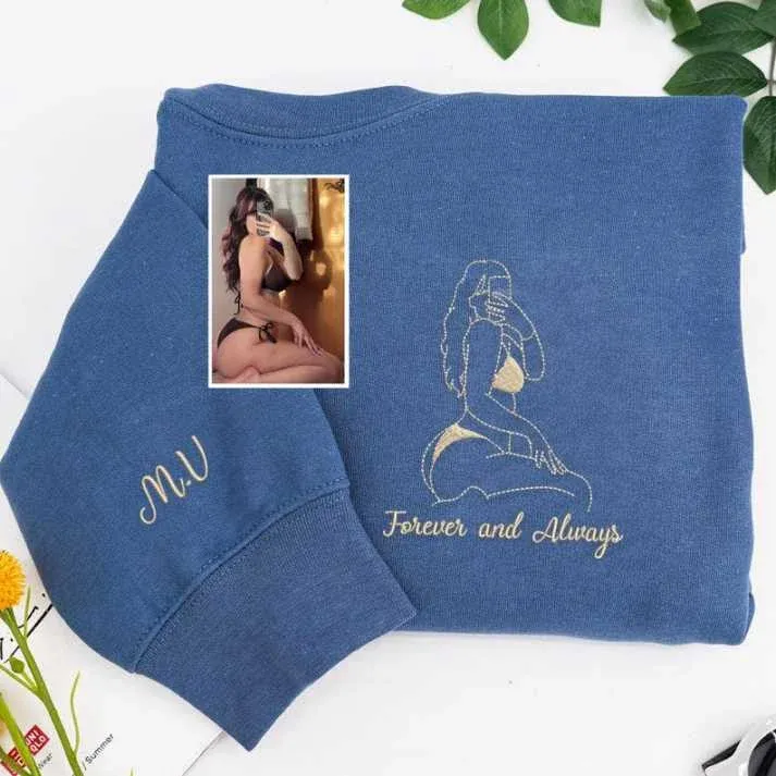 Spicy Custom embroidered Hoodie-Romantic Anniversary Keepsake Gift