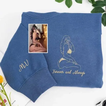 Spicy Custom embroidered Hoodie-Romantic Anniversary Keepsake Gift