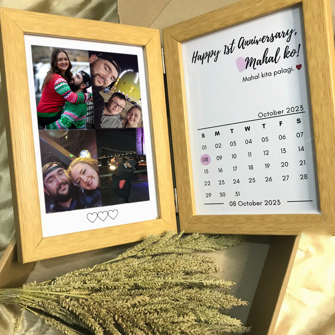 Customized Couple Photo Folding Photo Frame, Valentine's Day Gift, Anniversary Gift-forlovever