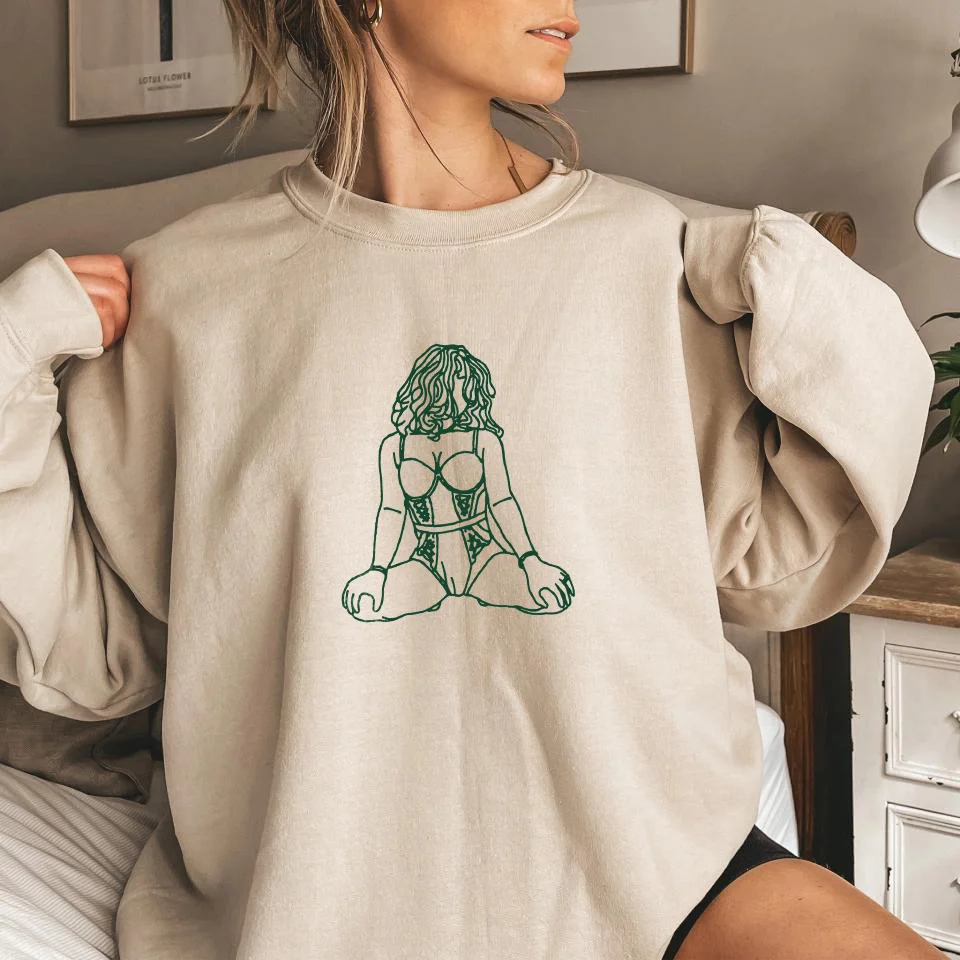 Spicy Custom embroidered Hoodie-Romantic Anniversary Keepsake Gift