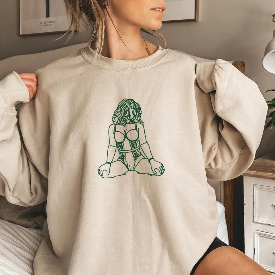 Spicy Custom embroidered Hoodie-Romantic Anniversary Keepsake Gift
