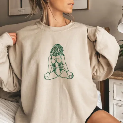 Spicy Custom embroidered Hoodie-Romantic Anniversary Keepsake Gift