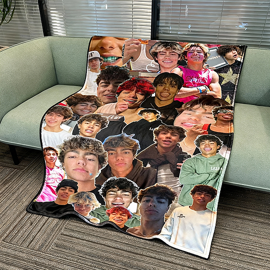 Custom Multi-Faces Blanket - Gift Idea For Woman/Man