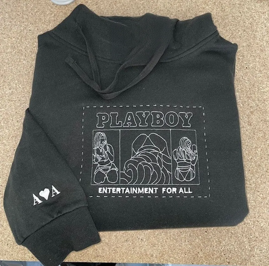 Spicy Custom embroidered Hoodie-Romantic Anniversary Keepsake Gift