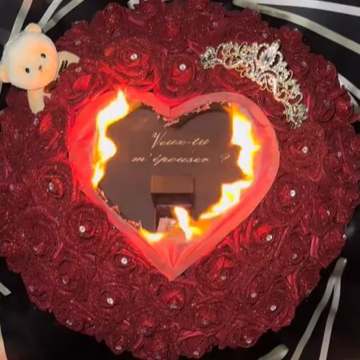 Everlasting Glitter Roses - Burnaway Edition