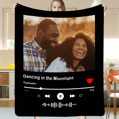 Custom Music Blanket Photo Starlight Blanket