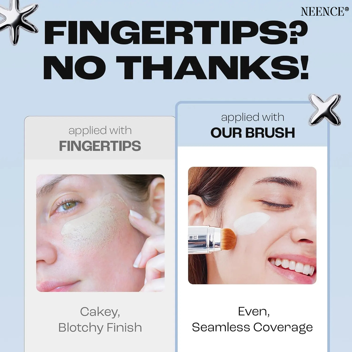 🌟Buy 1 Get 1 Free💖NEENCE®Meet the Blanc Cover Stick V — Your All-in-One Beauty Essential!