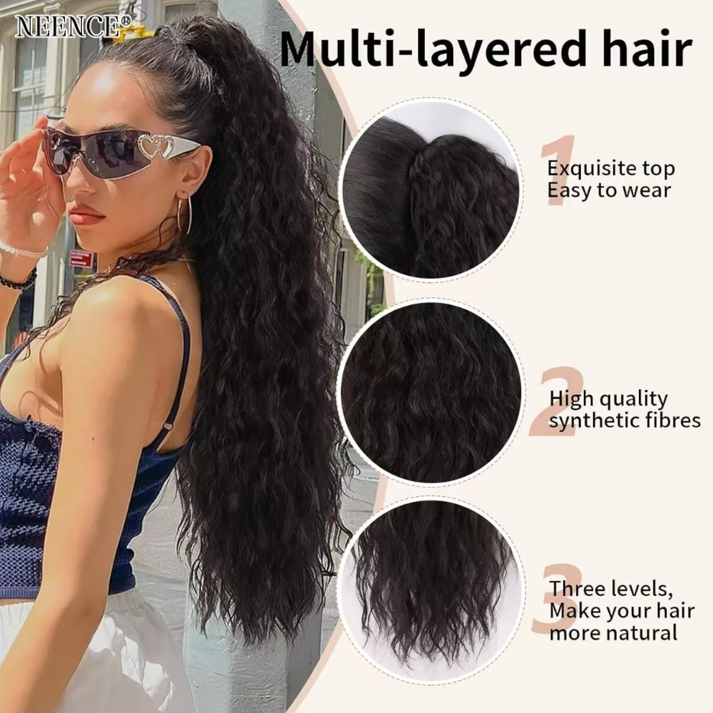 NEENCE®💜Claw Clip Ponytails --- 30 INCH🤯