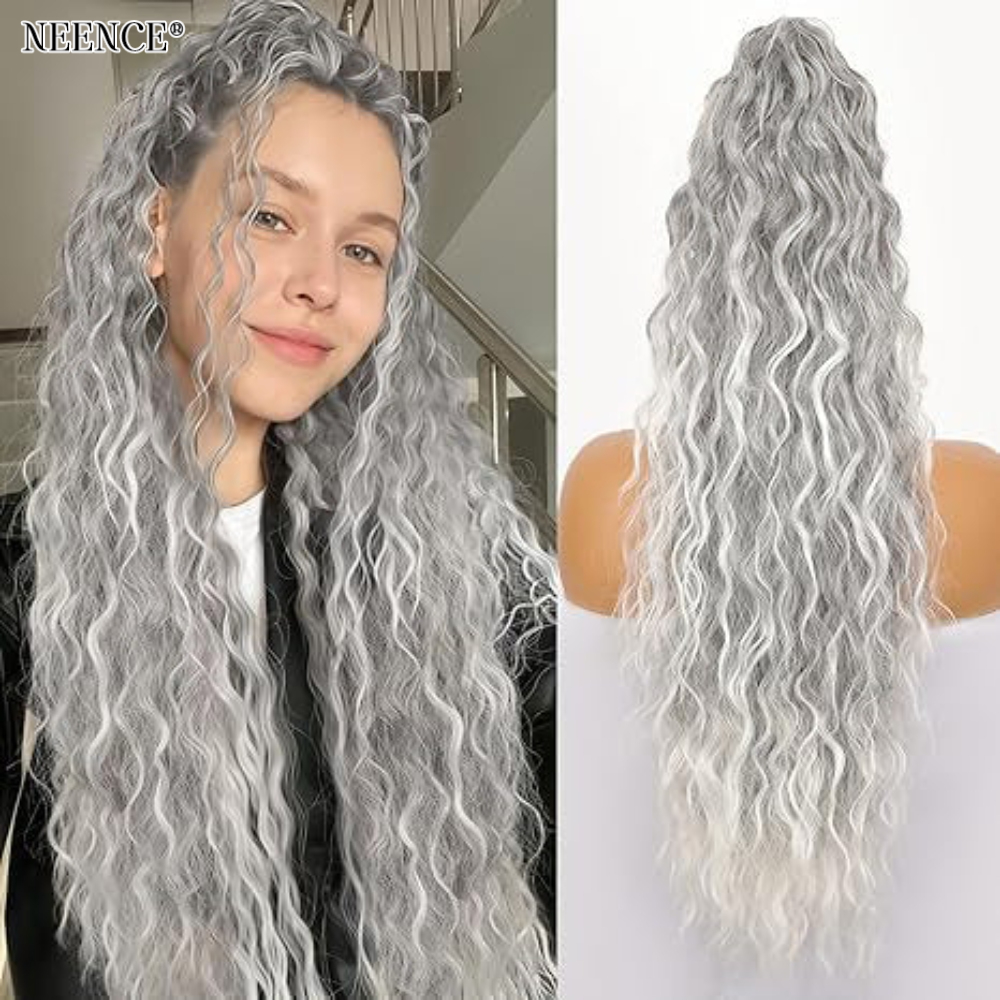 NEENCE®💜Claw Clip Ponytails --- 30 INCH🤯