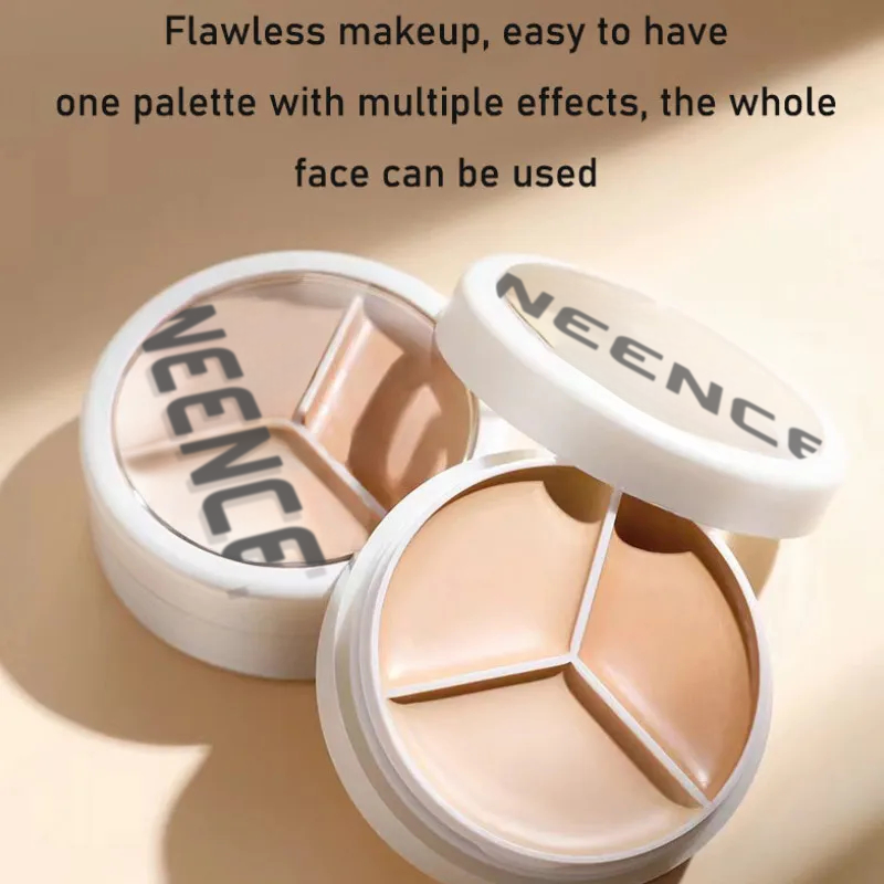🎁Buy 1 Get 1 Free🎁 NEENCE® 3-In-1 Contouring And Brighten Concealer Palette（Free Brush）