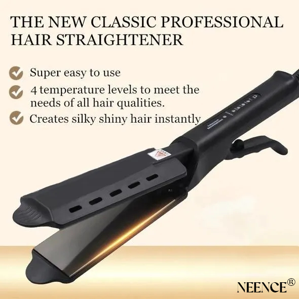 NEENCE® Professional Ceramic Tourmaline Ionic Flat Iron Hair Straightener