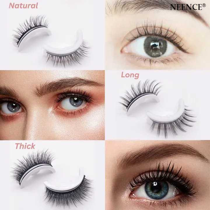 Buy One Get One Free🔥 NEENCE® Waterproof & Reusable Self-Adhesive Eyelashes