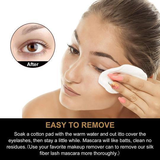 4D Flash Diamond Waterproof Silk Fiber Thick Lengthening Mascara