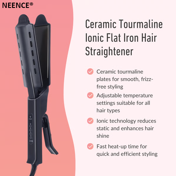 2025🔥Professional Ceramic Tourmaline Ionic Flat Iron Hair Straightener