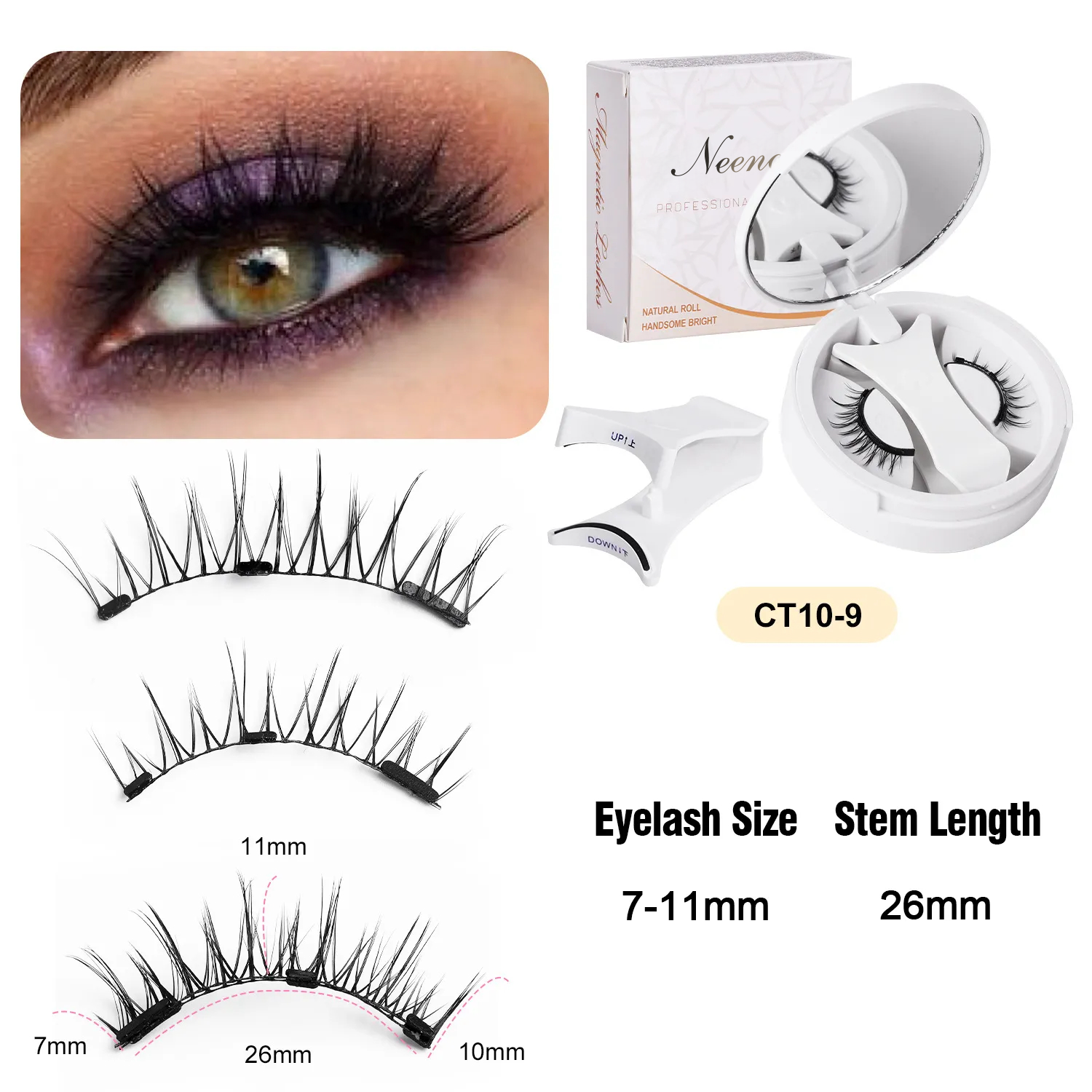 🎁BUY 1 GET 1 FREE💜NEENCE®Reusable Magnetic Eyelashes