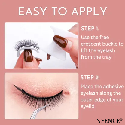 Buy One Get One Free🔥 NEENCE® Waterproof & Reusable Self-Adhesive Eyelashes