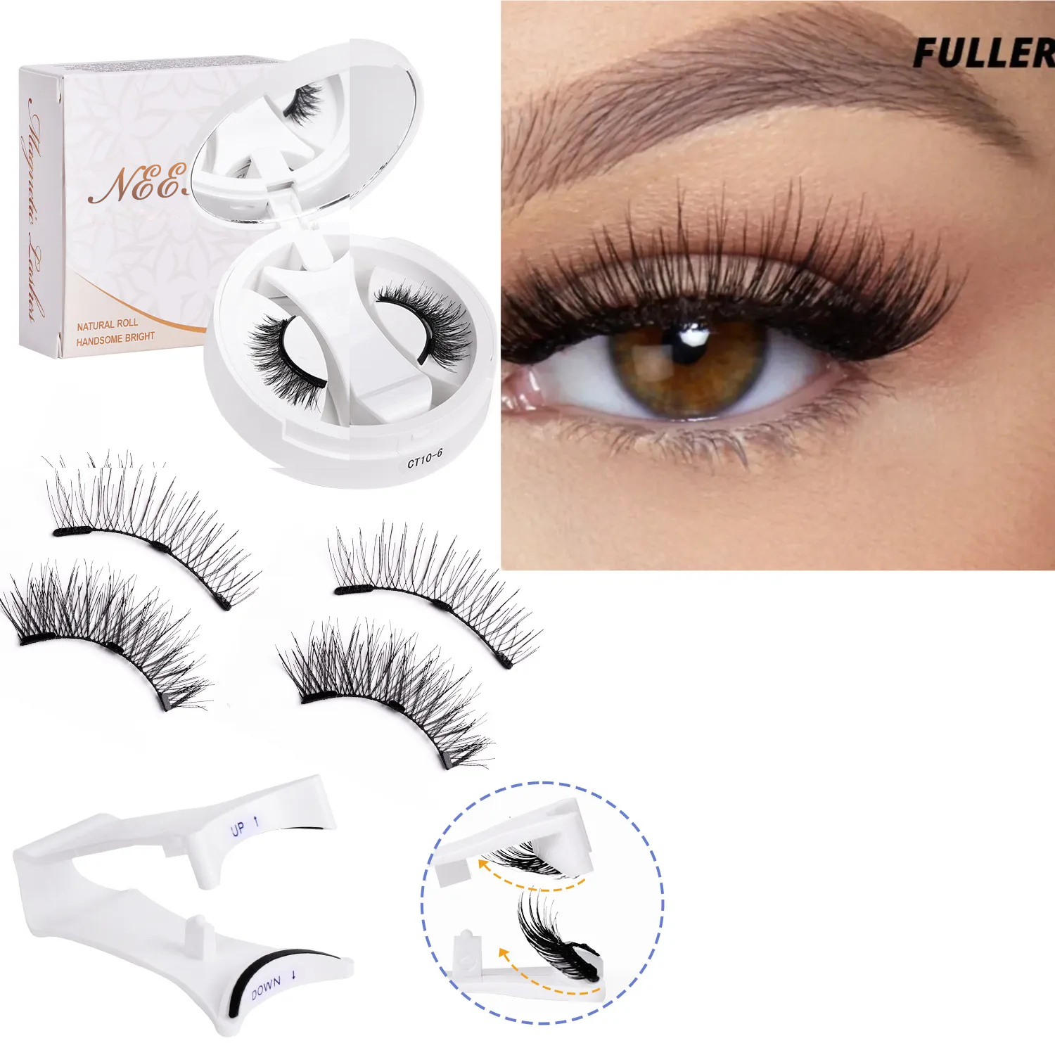 🔥Buy 1 Get 1 Free 🎊 NEENCE® Reusable Magnetic Eyelashes