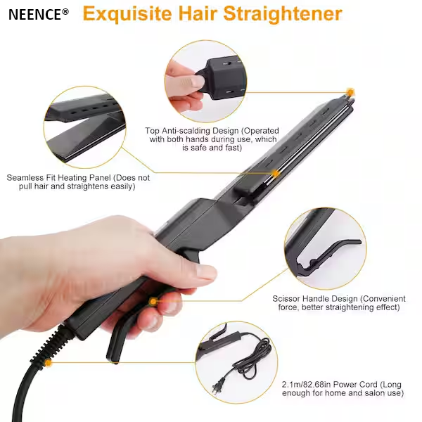 2025🔥Professional Ceramic Tourmaline Ionic Flat Iron Hair Straightener