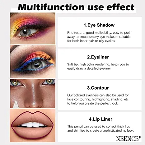 🎉Buy One Get One Free🎁NEENCE® Long Lasting Waterproof Eyeliner Pencil Fashion Eye Makeup Cosmetics