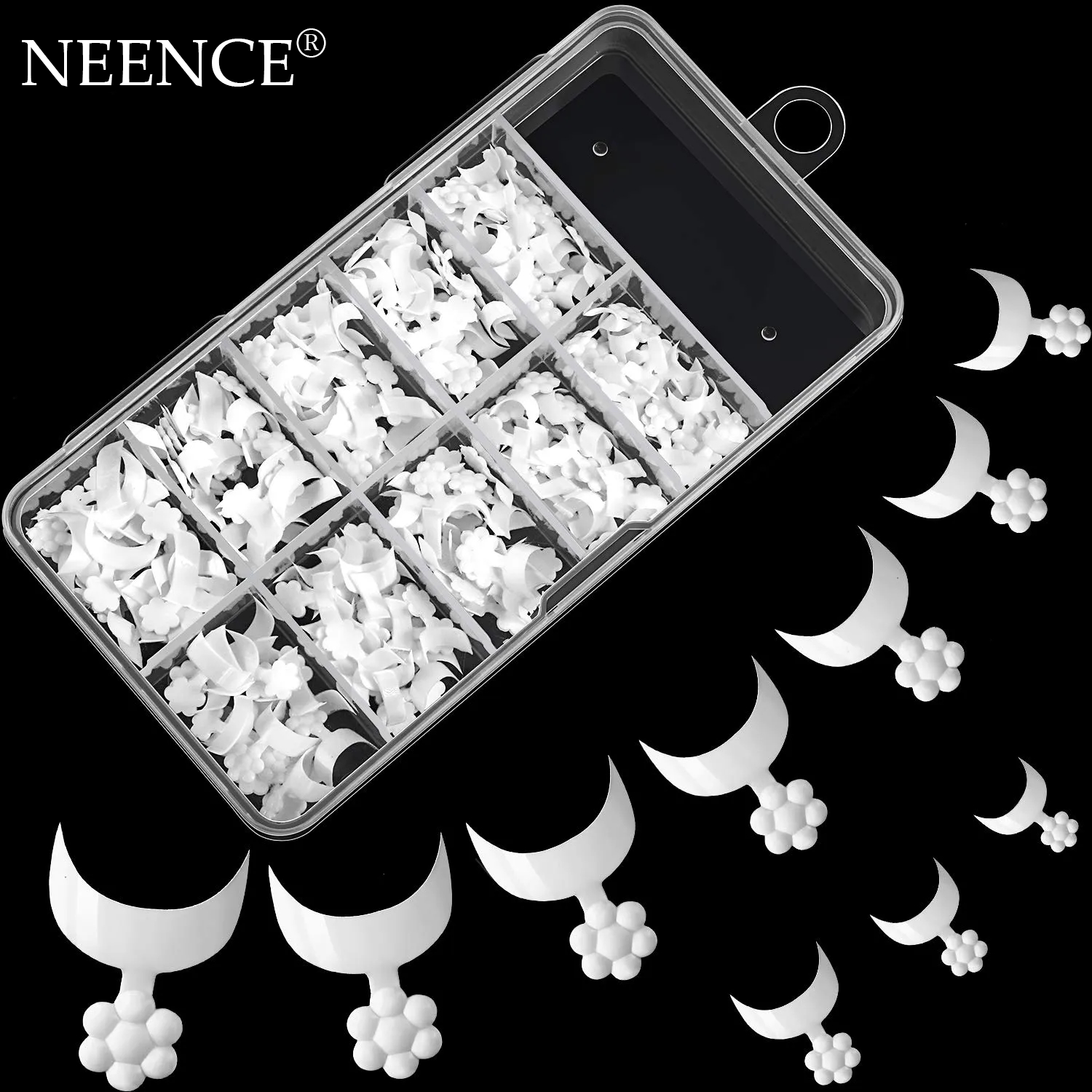 NEENCE® NailStudio Glue-On French Nails Kit