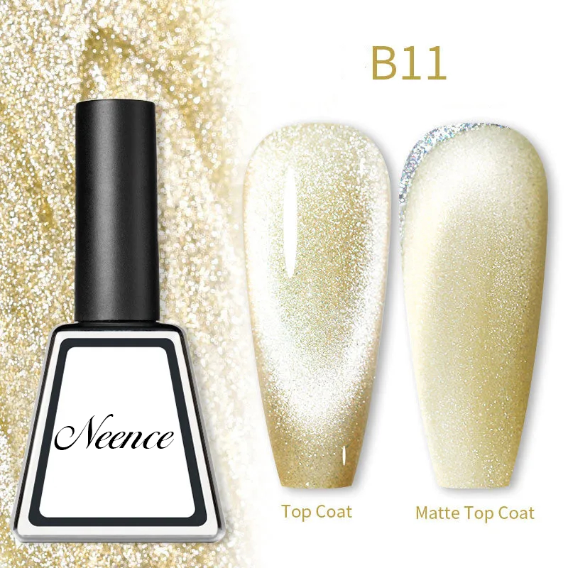 NEENCE® Rainbow Cat Eye Magnetic Gel Nail Polish