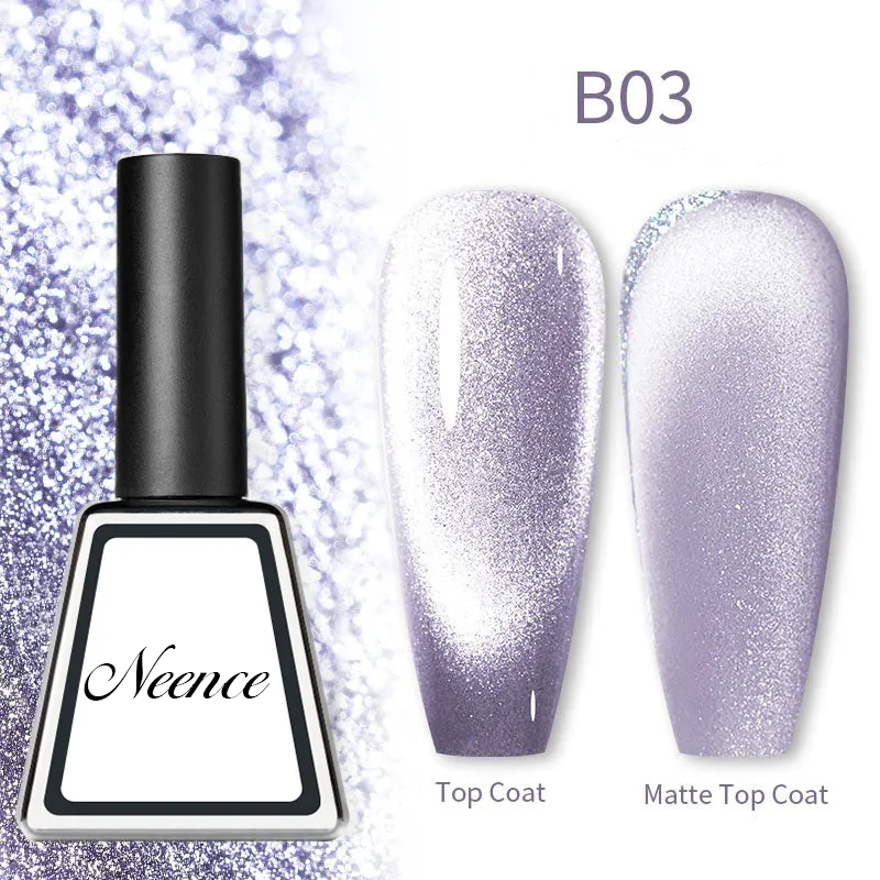 NEENCE® Rainbow Cat Eye Magnetic Gel Nail Polish