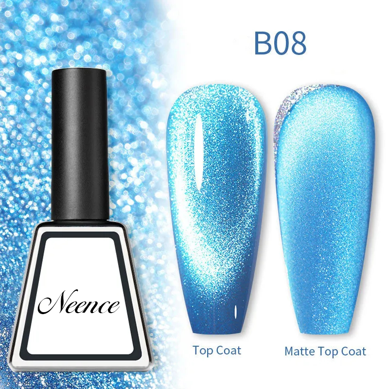 NEENCE® Rainbow Cat Eye Magnetic Gel Nail Polish