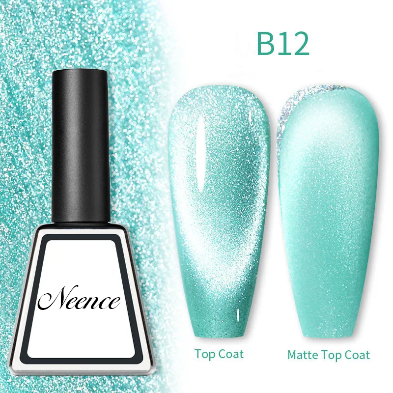 NEENCE® Rainbow Cat Eye Magnetic Gel Nail Polish