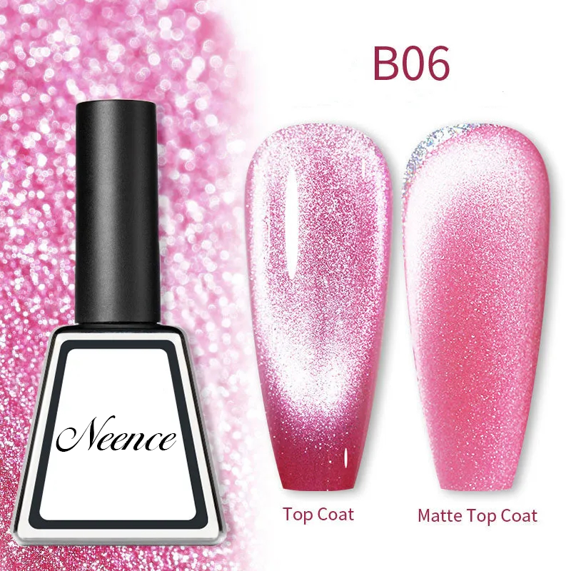 NEENCE® Rainbow Cat Eye Magnetic Gel Nail Polish