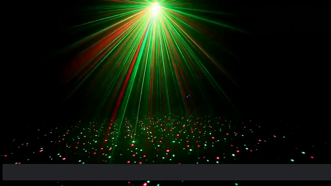 6 in 1 Full Star Laser Stage Lights Self Propelled Sound Control KTV Laser Remote Control Flash Lights