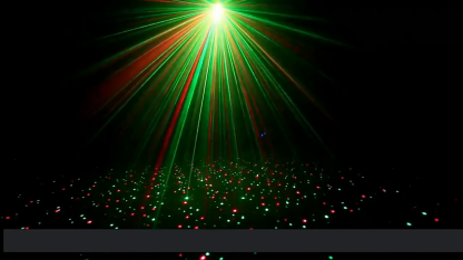 6 in 1 Full Star Laser Stage Lights Self Propelled Sound Control KTV Laser Remote Control Flash Lights