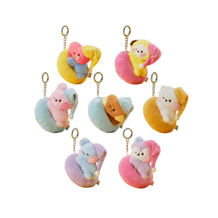 ** BT21 - Mini minini Plush Keyring Chill Break-FinaKpop