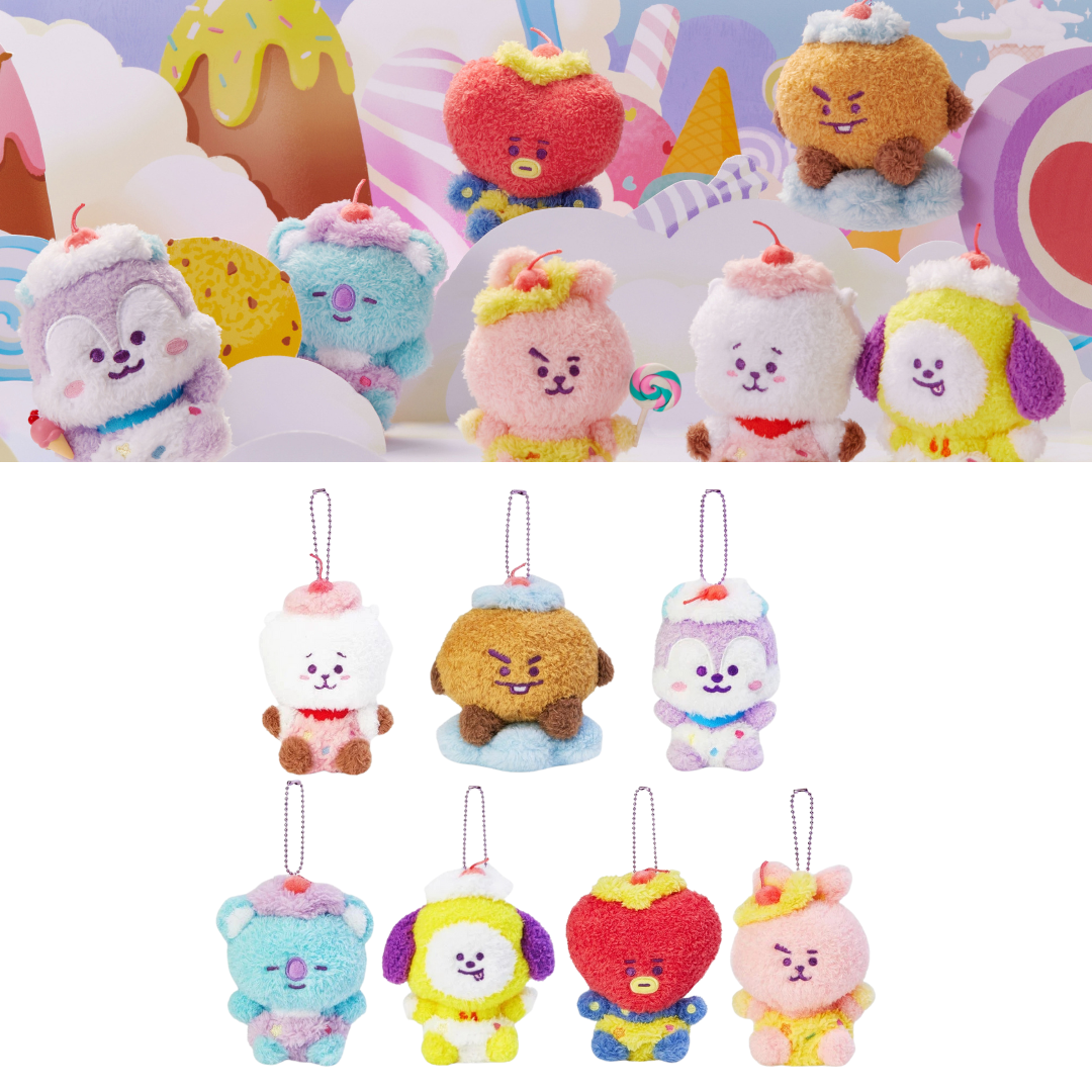 BT21 - On the Cloud Doll Keyring (Choose Member)-FinaKpop