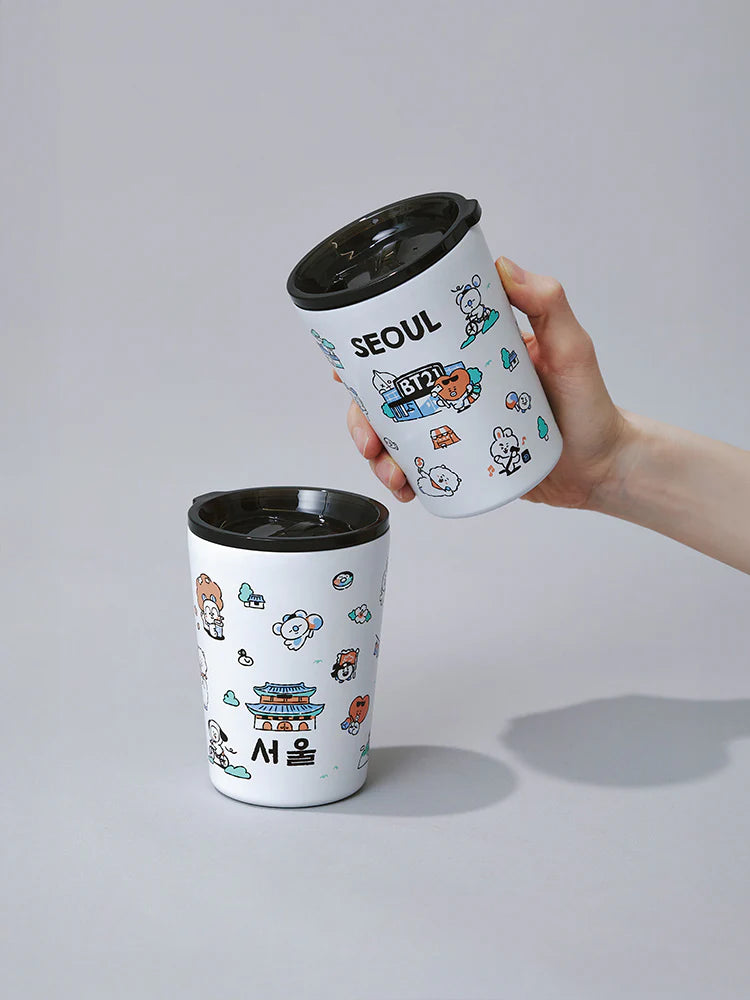** BT21 - Seoul Edition wool edition Tumbler (340 ml)-FinaKpop