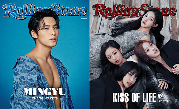 **MINGYU (of SEVENTEEN)- Rolling Stone Korea SPECIAL Issue #13 2025.2 (Back cover: Kiss of Life)-FinaKpop 