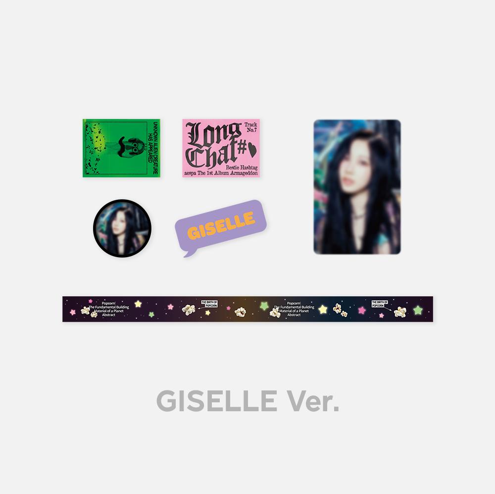 Aespa - [Universe-K] Armageddon Official MD (Stand Photo Set, ID Photo Holder, Masking Tape Set)-FinaKpop 