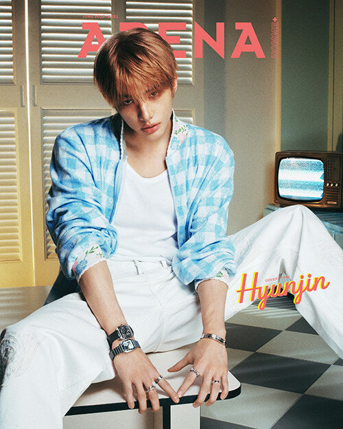 ** HYUNJIN (of Stray kids)-Arena Homme+ 2025.6 (B ver)-FinaKpop