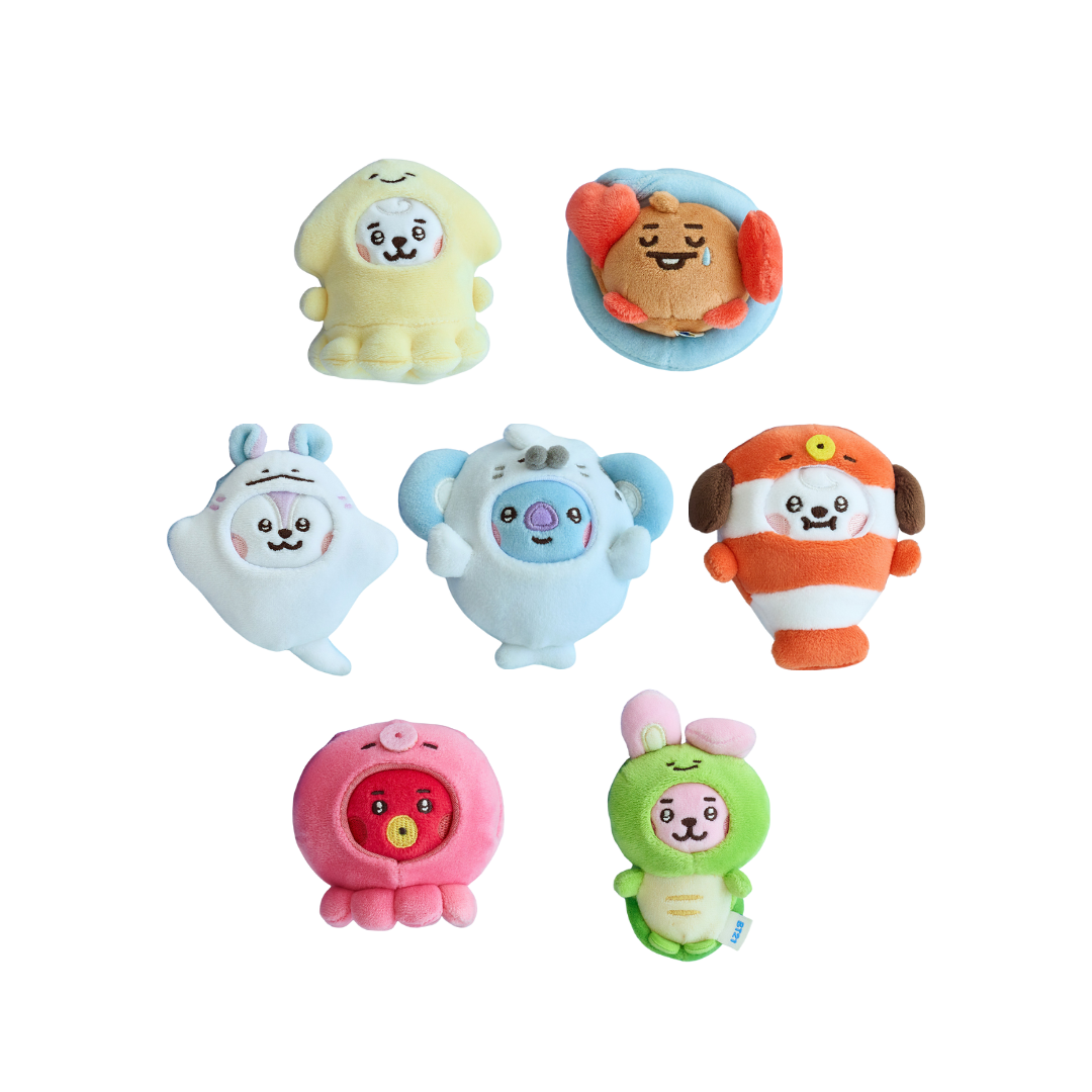 BT21 - Ocean Friends MD (Mini Doll, Mini Doll Keyring)-FinaKpop